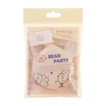 熊崽 メイク用スポンジ【乾湿両用・ファンデーション対応・正規品】