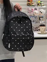 大橘猫デザインのリュックサック【可愛いハート・学生向け・軽量でオールラウンド】