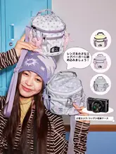 ショルダーバッグ ミニバッグ 水玉 コンパクト 軽量 マチ拡張 手提げ パスポート スマホ カメラ 収納 旅行 お出かけ「LOLA DESIGN」