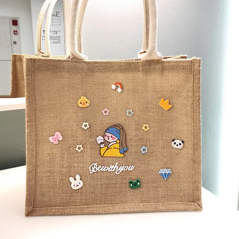 botトーク ケース 手作りで心を癒す方法は？コットンガールシリーズの刺繍麻布袋がおすすめ