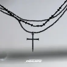CHEALIMPID クロスデザインの多層ネックレス【スタイリッシュ・ヴィンテージ・チョーカー】