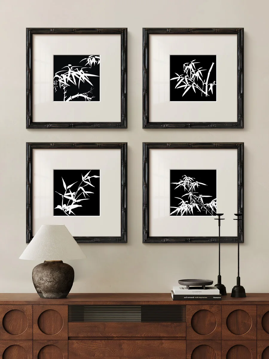 部屋に飾るアートが「明るさ」を生む秘密は？ヴィンテージモノクロの竹画が教えてくれたこと