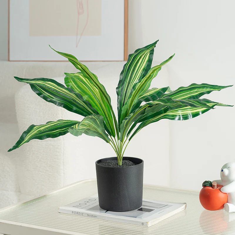 韓国インテリアを再現｜カフェ風部屋の作り方 - 人工植物リーフセットのサイズ・デザイン・設置法