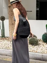 トートバッグ バケットバッグ ショルダー 大容量 編み込み メッシュ 2点セット リゾート ビーチ 夏 おしゃれ 「BYZZ」
