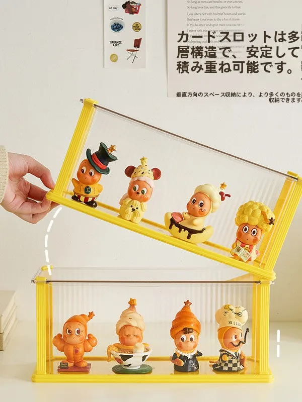 透明防塵アクリル製フィギュア展示ケース：盲盒用星型収納の実用性と使い分け