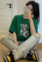 アメリカンヴィンテージ風 漫画プリントTシャツ【男女兼用・半袖・フィット】