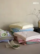 肌触りが良い夏用冷感布団【極上の柔らかさ・エアコン対応・薄手】