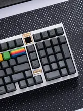 キーキャップ メカニカルキーボード用 PBT 昇華転写 Cherryプロファイル Mac対応 タム ヴィンテージ 「PBTfans 1984 Dark」