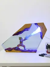 手作り 孫悟空の亀派気功デスクランプ【ドラゴンボール アニメ関連・インテリア小物】