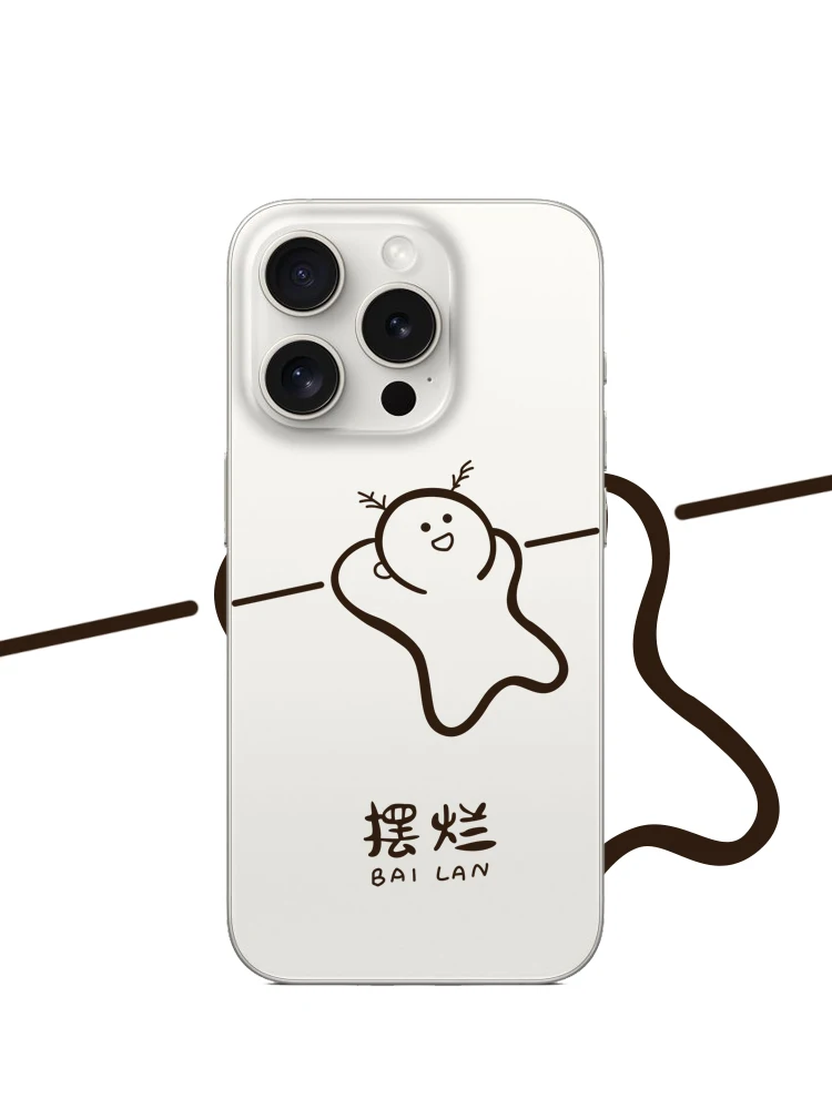 透明シリコン製ポップキャラクターiPhoneケース：アニメデザインで可愛さと保護を実現