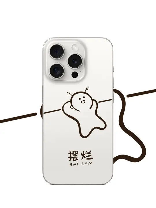 スマホケース クリア シリコン 可愛い コミカルキャラクター イラスト ペア iPhone対応 Android対応