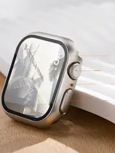 Apple Watch ケース 保護フィルム 耐衝撃 傷防止 強化ガラス Series Ultra 対応