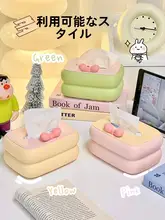 インス風 ティッシュボックス【デスク用・インテリア装飾・アクリル製】