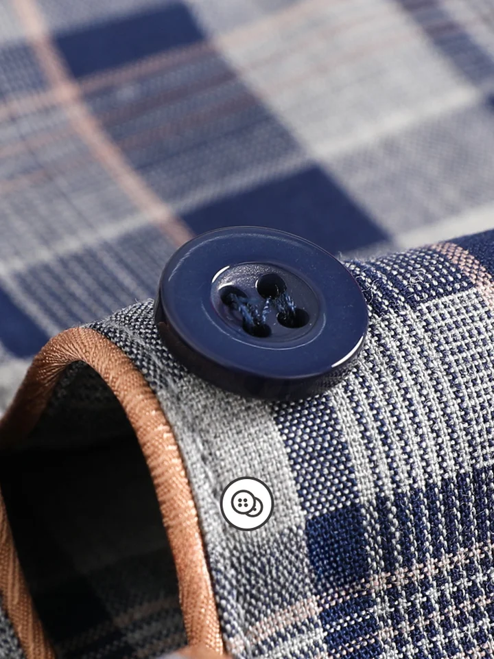 メンズ夏用コットンパジャマセット【短袖・長パンツ・大きいサイズ・薄手】