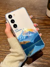 透明ケース【日照金山自然風景デザイン・Galaxyシリーズ対応】