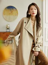 美しい色合いの重厚なロングコート【大きなラペル・立ち襟・体型を選ばないデザイン】