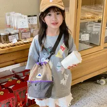 巾着バックパックメッシュ兼用子供旅行