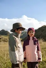 子供用防水ジャケット【三合一・白鹅绒・保温・秋冬用・男女兼用・スキーウェア】（セットアップ対応）