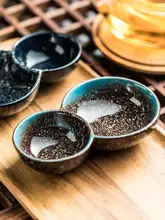 子母碗 レストラン/火鍋 用 調味料入れ 陶器 分格 高美観 特色