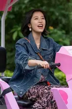 春秋用レディースデニムジャケット【ビンテージ風・ルーズフィット・カジュアル上着】（セットアップ対応）