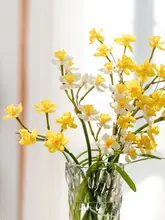 高級感溢れる水仙花の造花アレンジメント【リビング・ダイニング用・インテリア装飾】