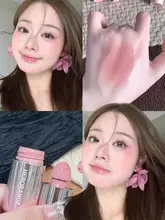 自然なツヤ感を演出！液体チーク【マット仕上げ・低彩度】