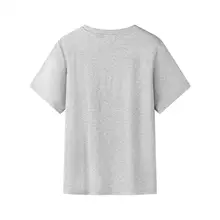 Tシャツ レディース 半袖 刺繍 ストレートショルダー ライトグレー 着痩せ 若々しい 韓流 着回し 肌触り良好 夏 トップス 「XinmonLee」