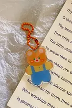 かわいいカートゥーンクマのキーホルダー【学生向け・クリエイティブ・肩掛けストラップ】