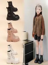 女の子用ショートブーツ【秋冬・ハイカット・レザー・可愛いデザイン】