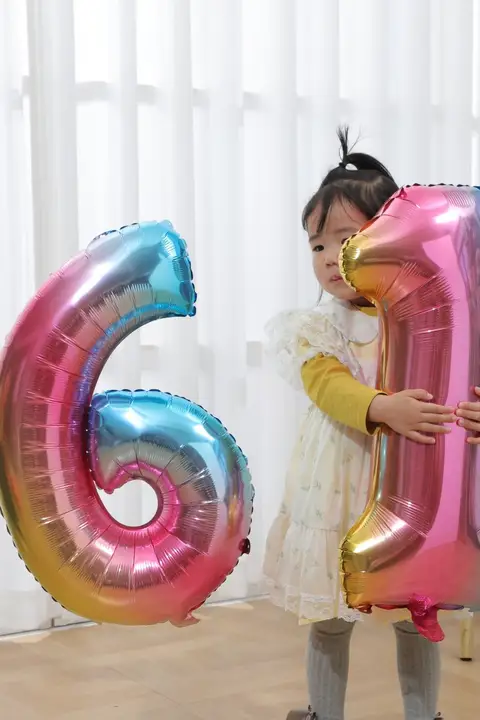 大号数字バルーン【成人用・子供用・婚礼・誕生日装飾】