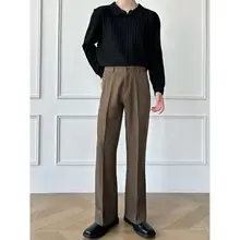 通勤に最適！高腰ワイドレッグパンツ【フィット・カジュアルスタイル・微フレア】