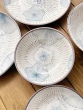美濃焼和風陶器食器【桜柄・浪漫的デザイン・皿とボウル】